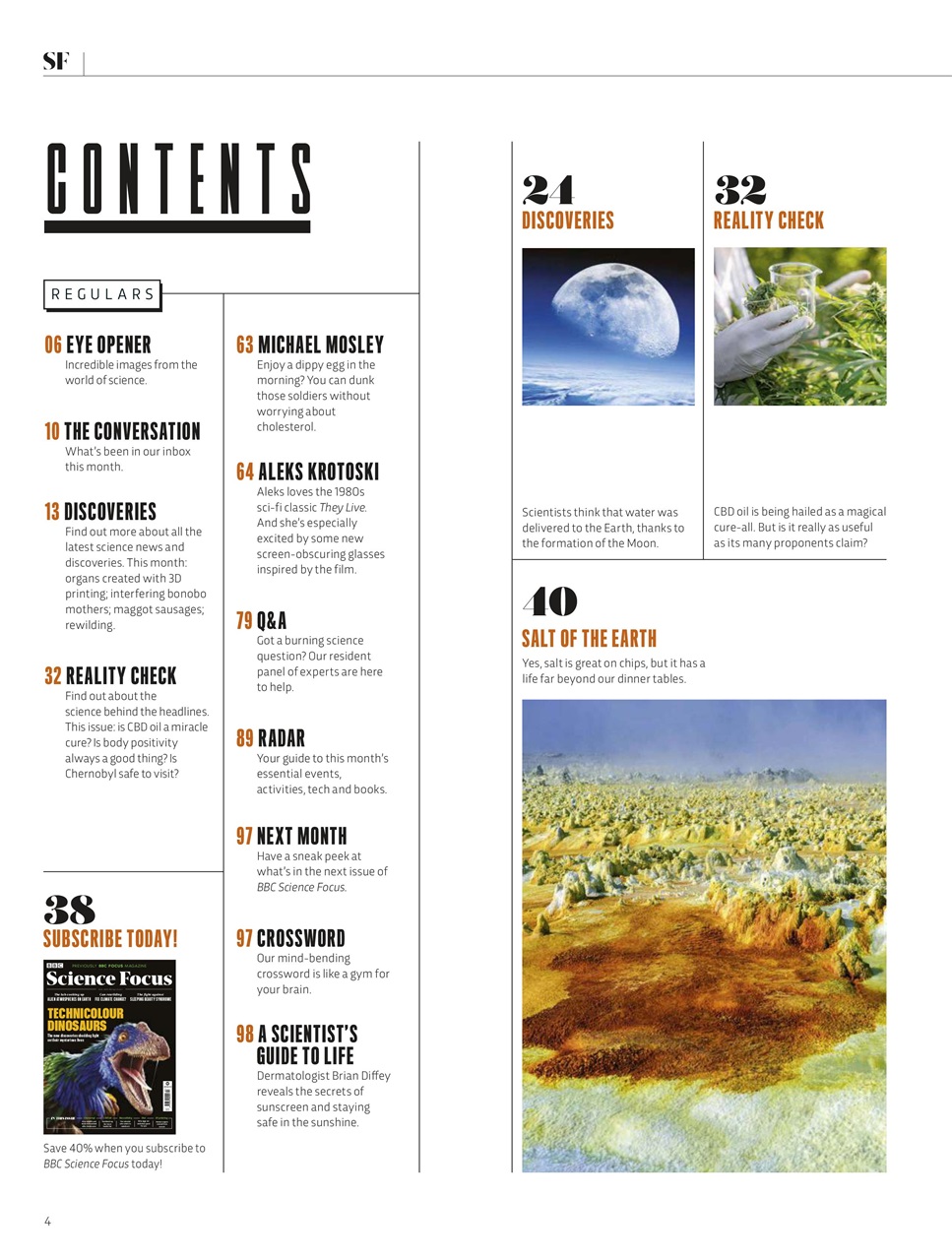 BBC Science Focus Magazine Preview Pages