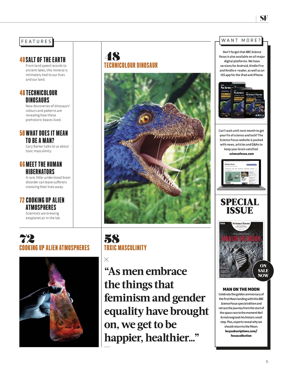BBC Science Focus Magazine Preview Pages
