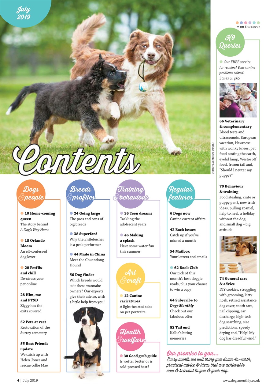 Dogs Monthly Preview Pages