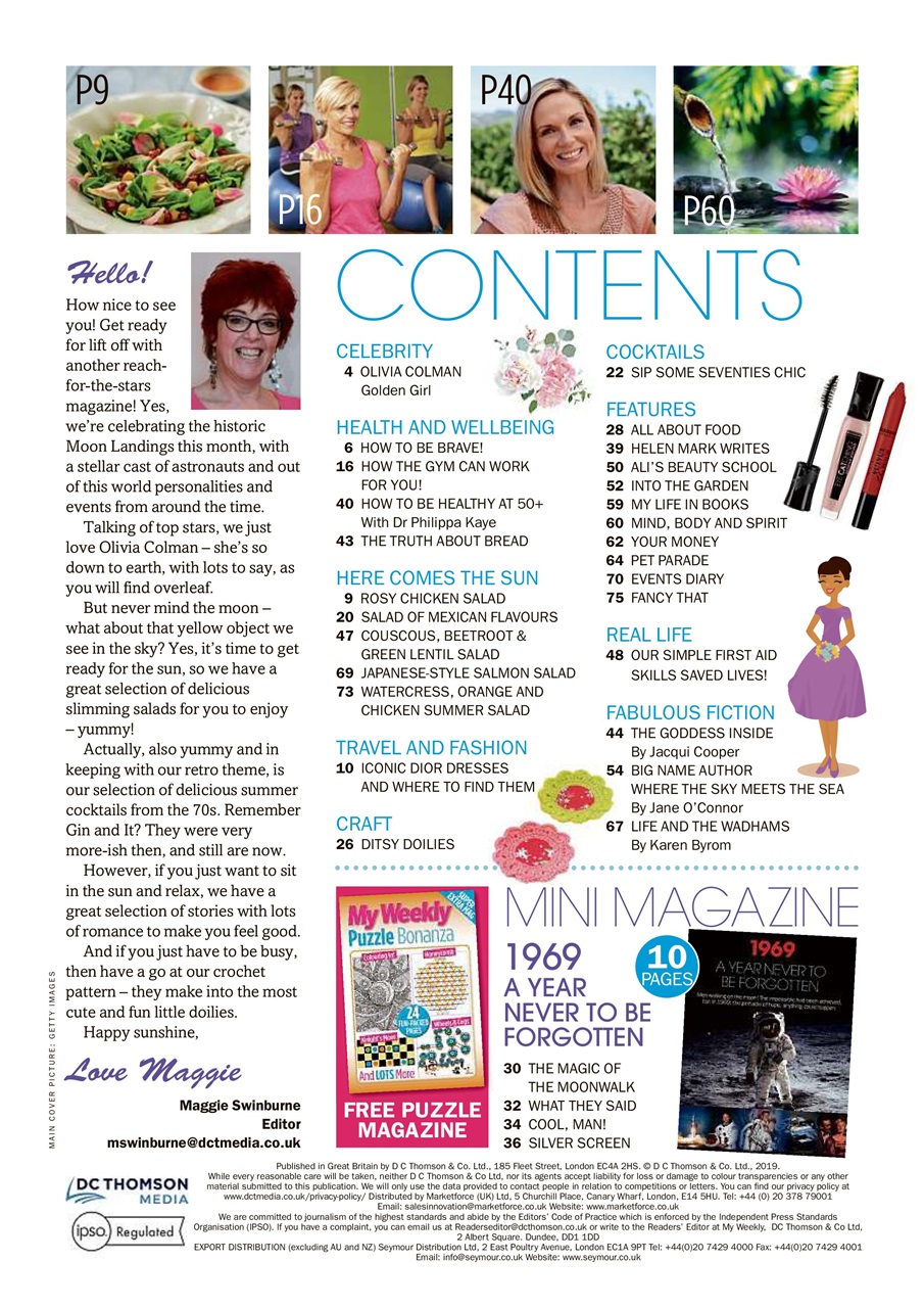 My Weekly Special Preview Pages