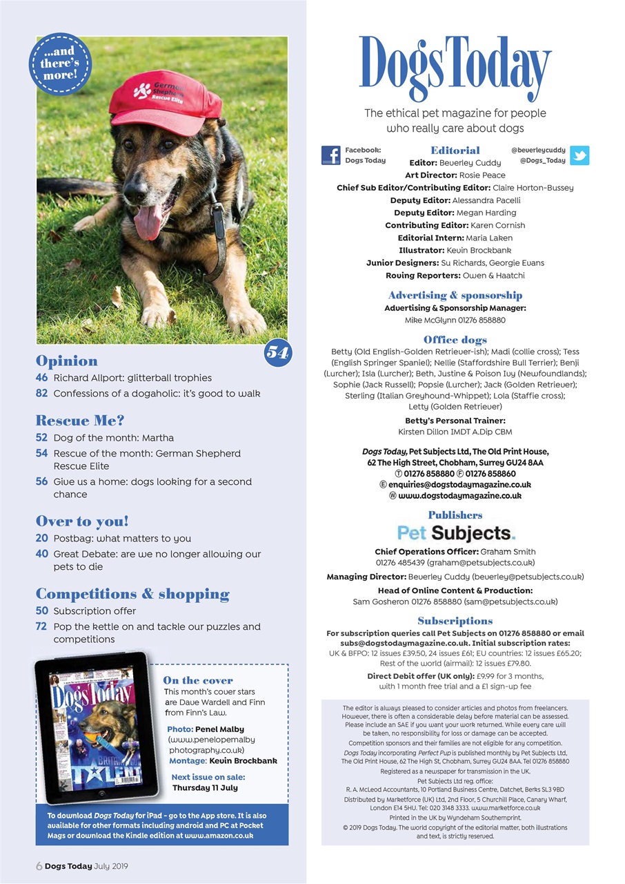 Dogs Today Magazine Preview Pages