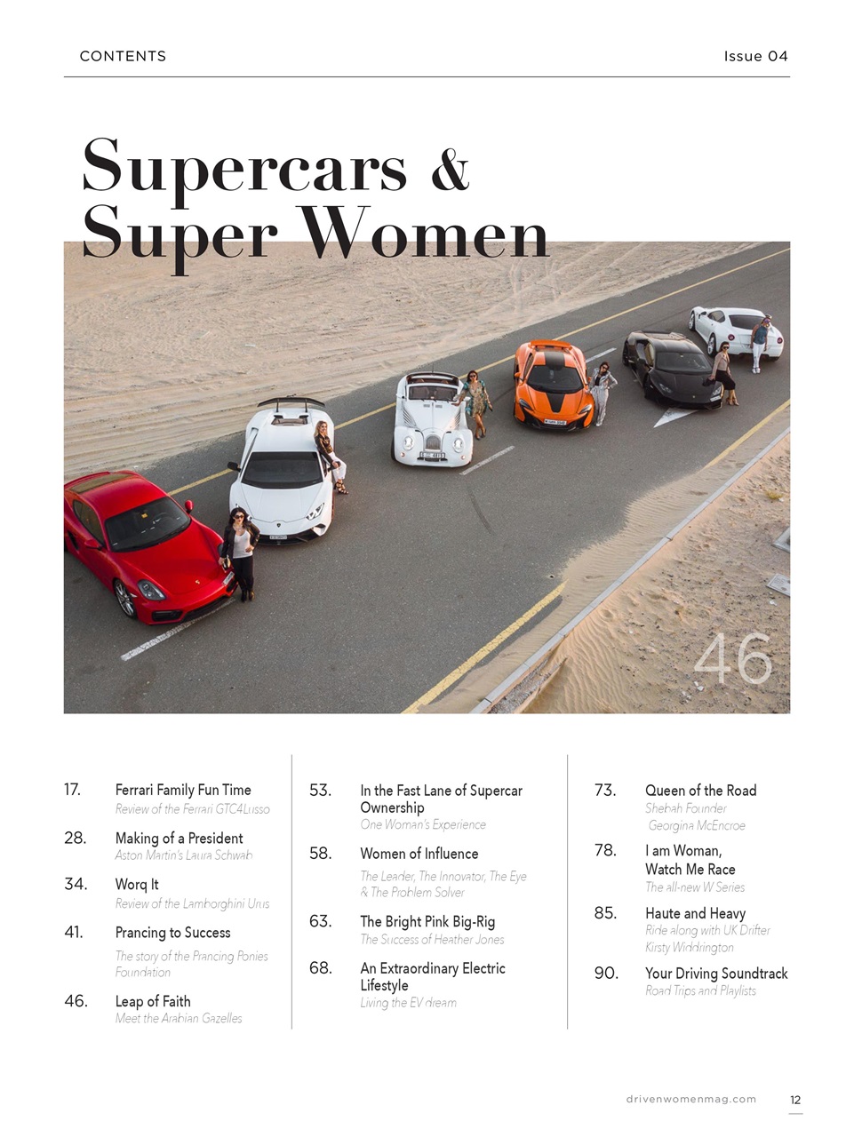 Driven Women Magazine Preview Pages