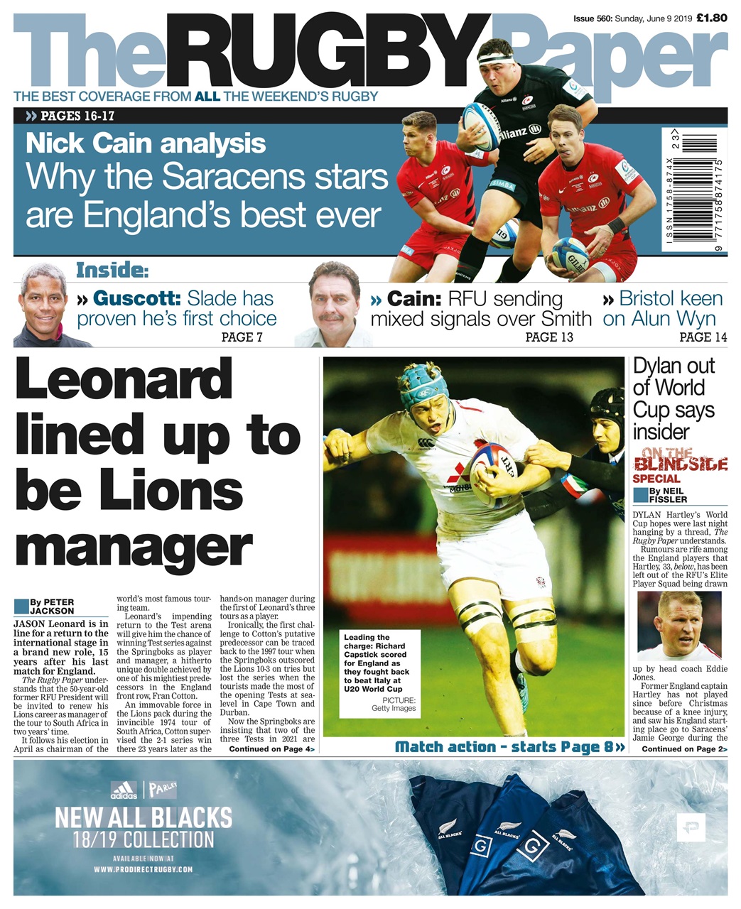The Rugby Paper Preview Pages
