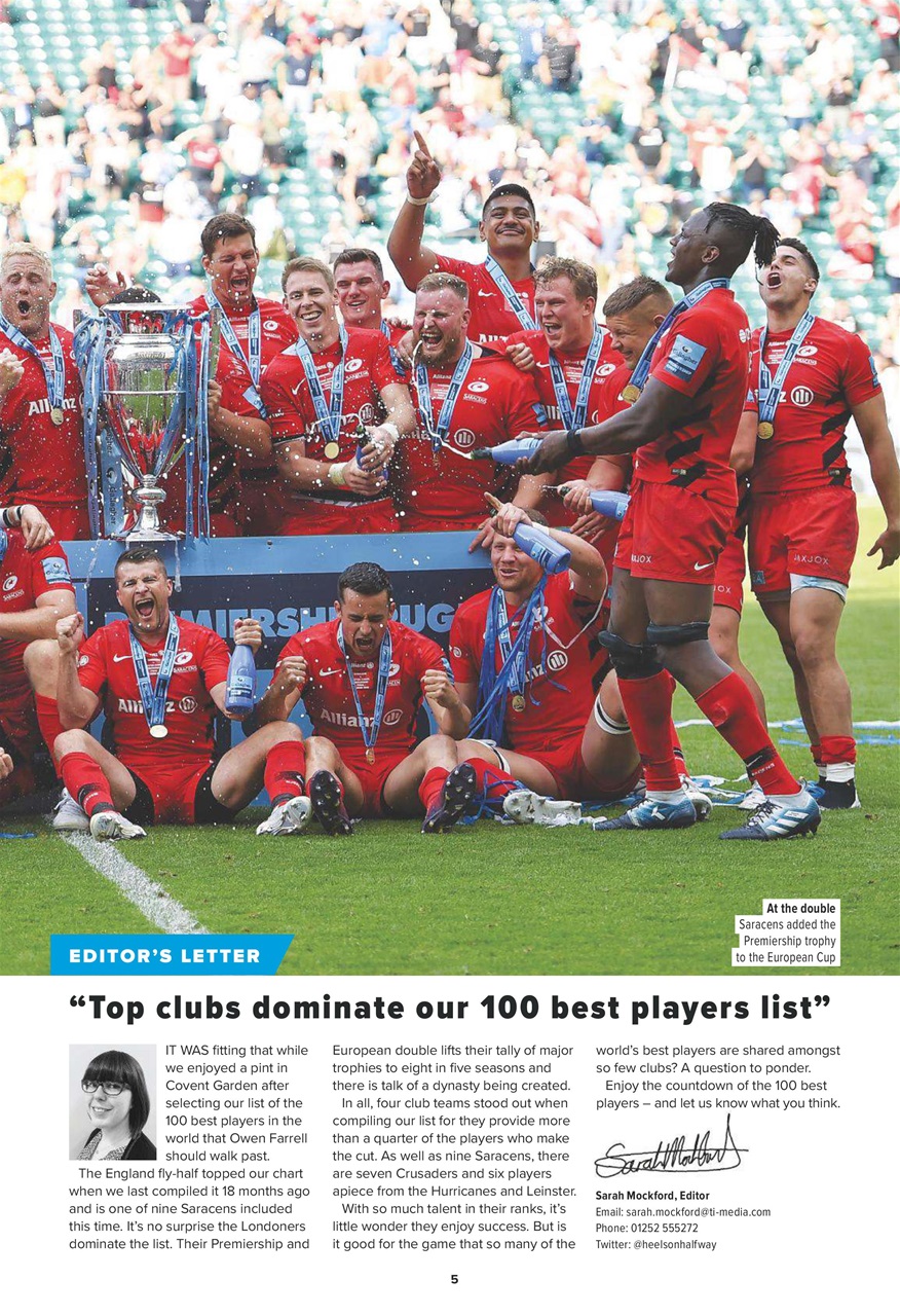 Rugby World Preview Pages