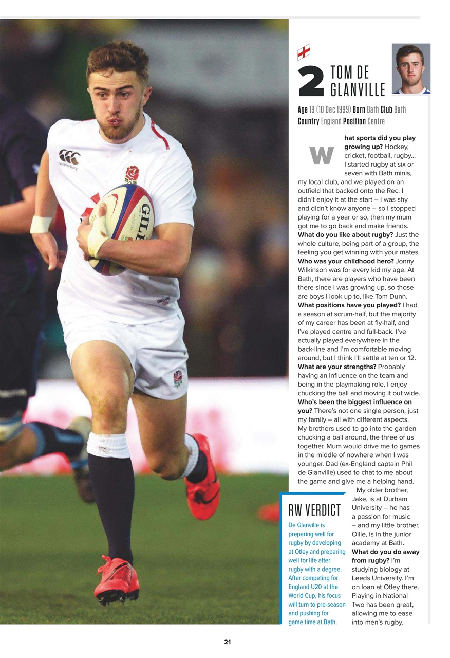 Rugby World Preview Pages