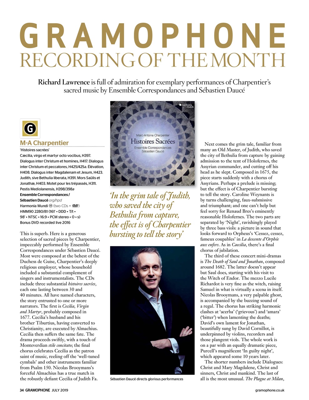 Gramophone Preview Pages