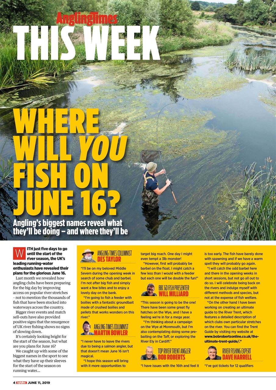 Angling Times Preview Pages