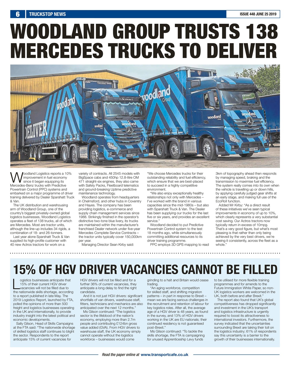 Truckstop News Preview Pages