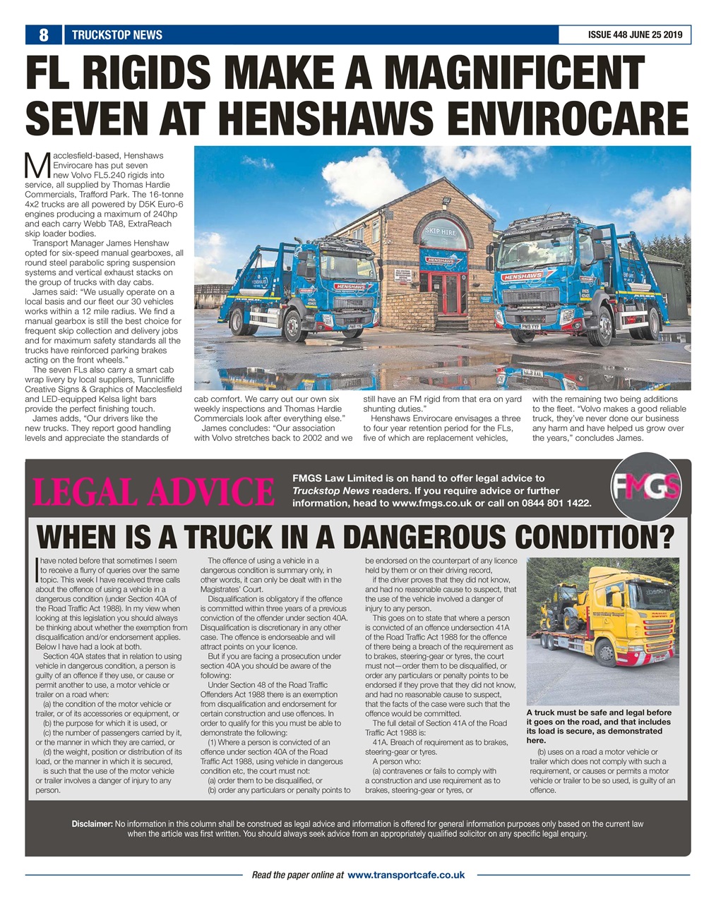 Truckstop News Preview Pages