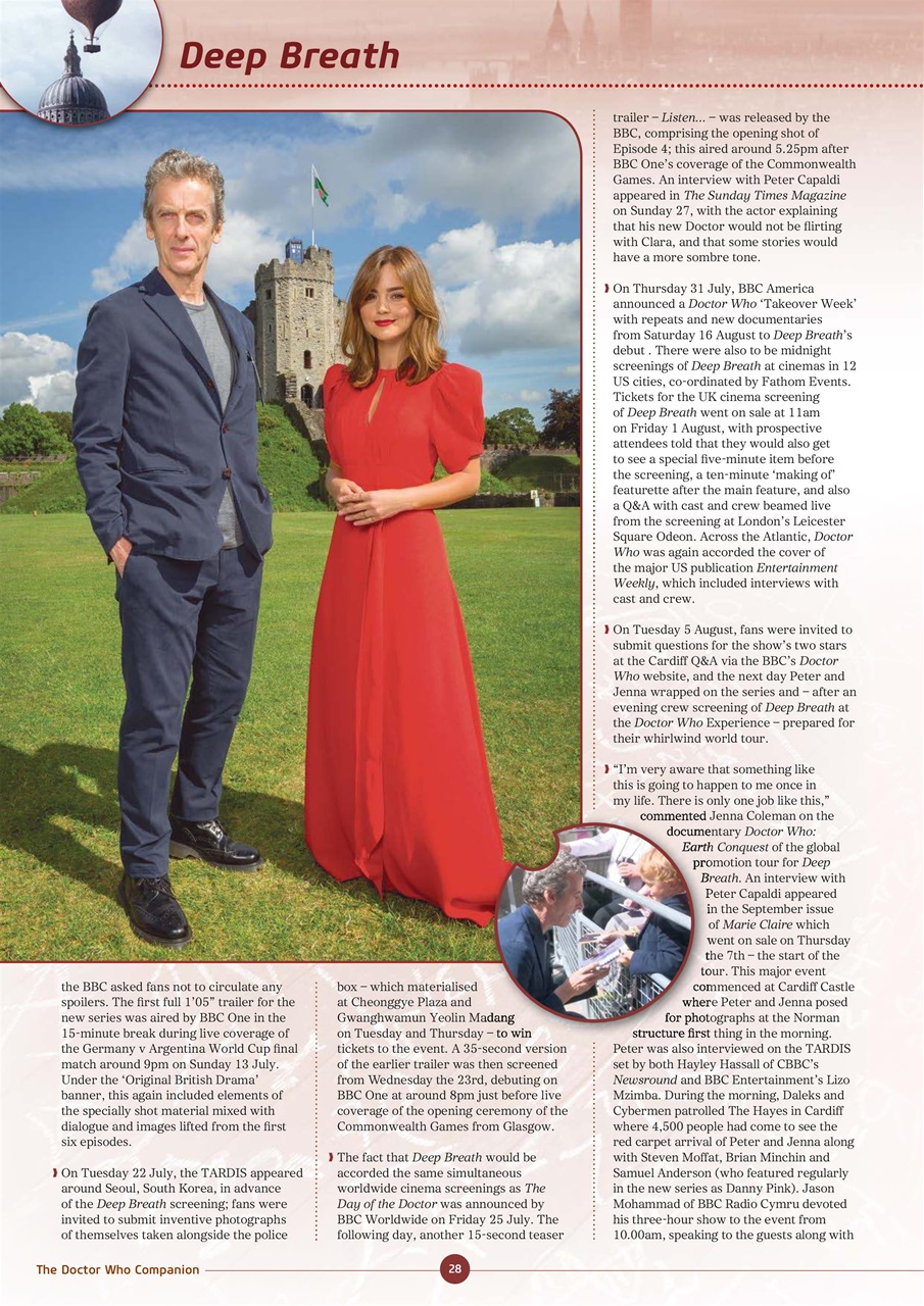 Doctor Who Magazine Preview Pages