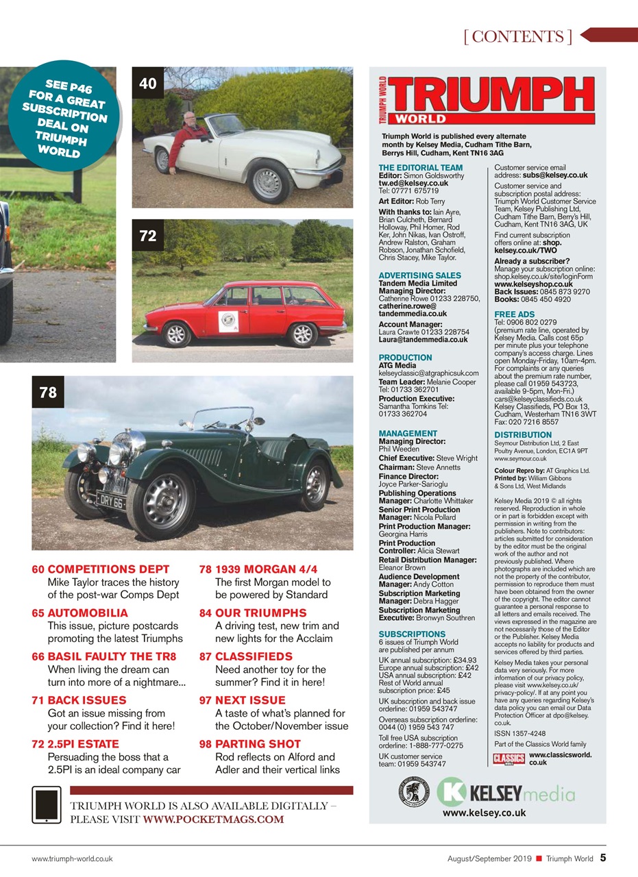 Triumph World Preview Pages