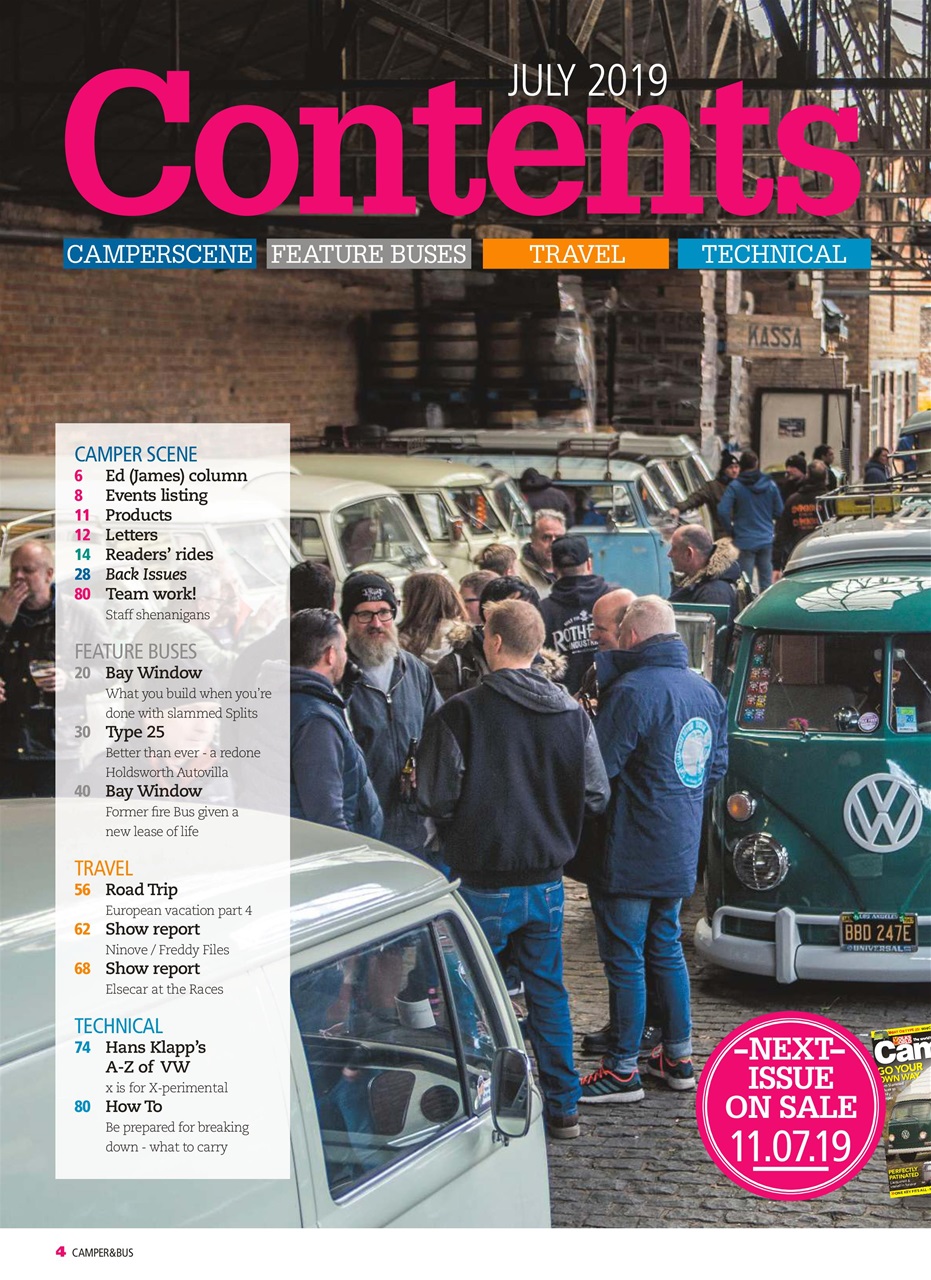 VW Camper Preview Pages