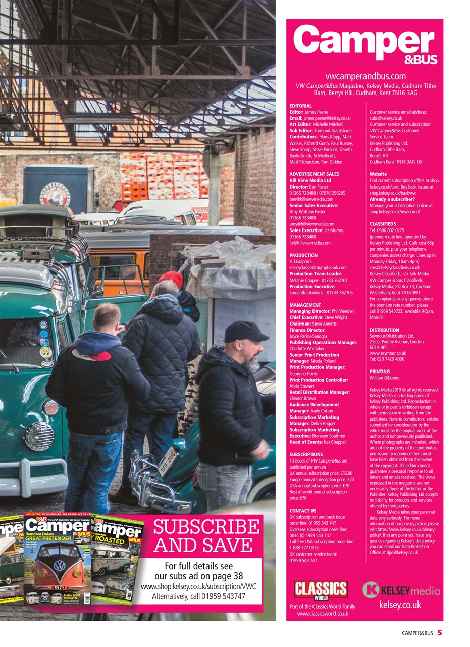 VW Camper Preview Pages