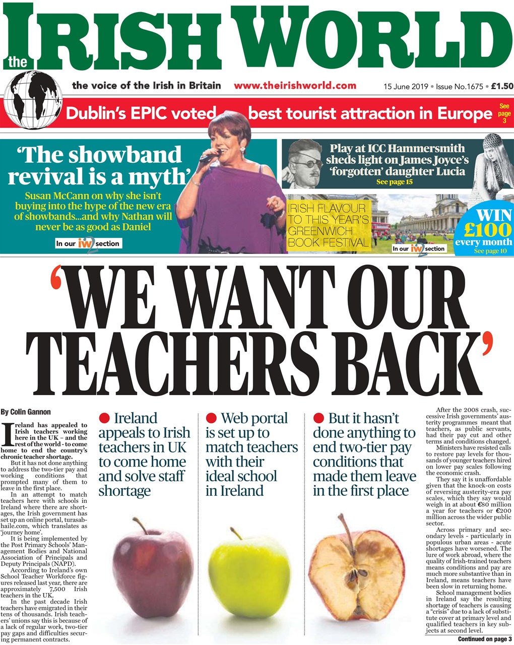 Irish World Preview Pages