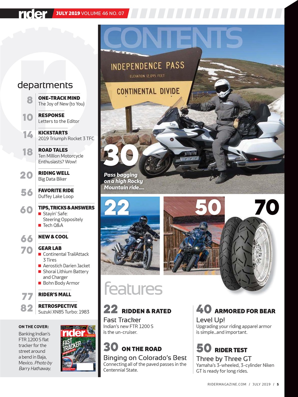 Rider Magazine Preview Pages