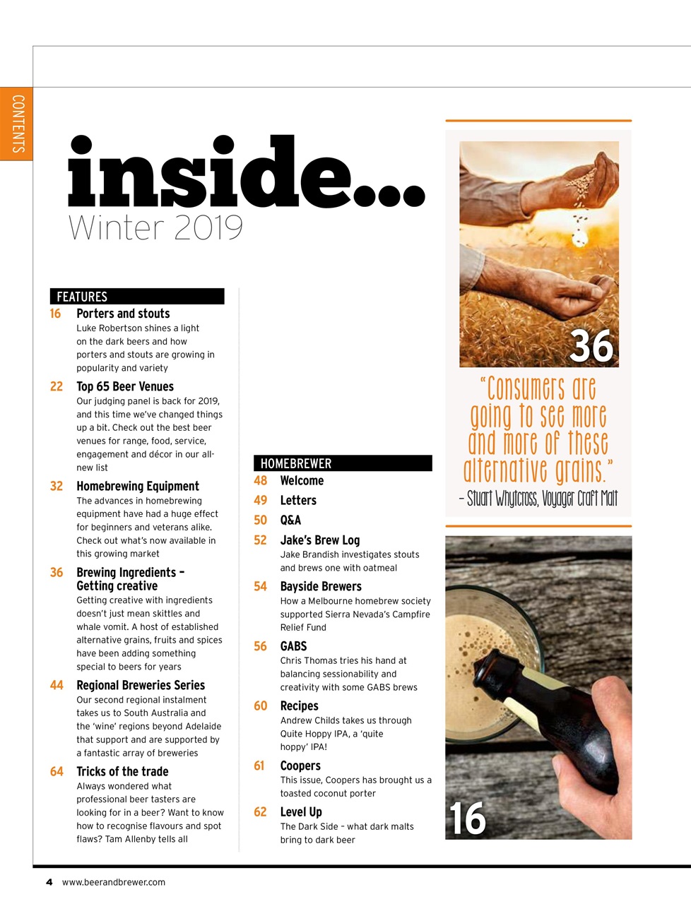 Beer and Brewer Preview Pages