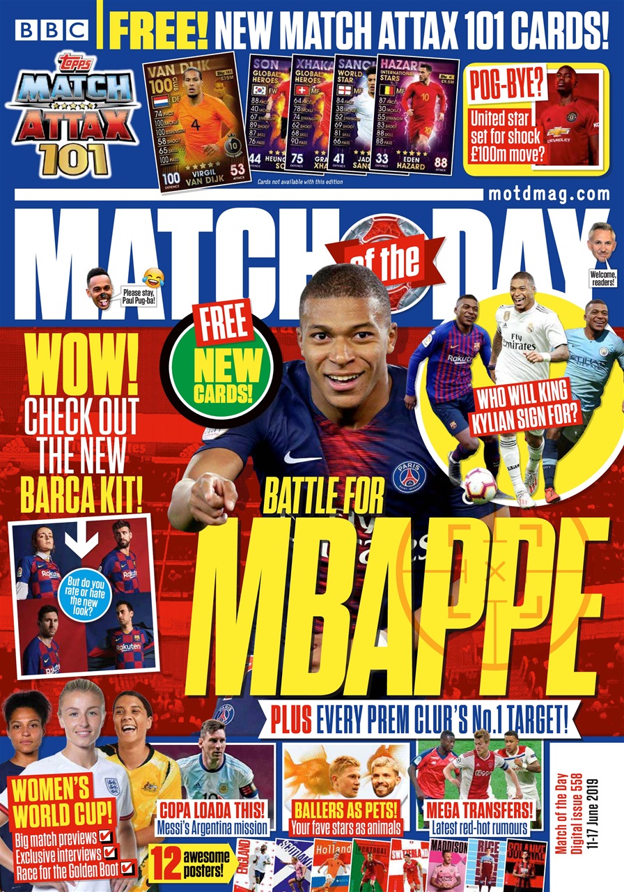 Match of the Day Preview Pages