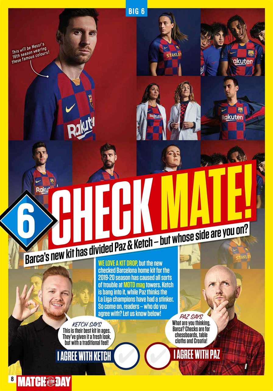 Match of the Day Preview Pages