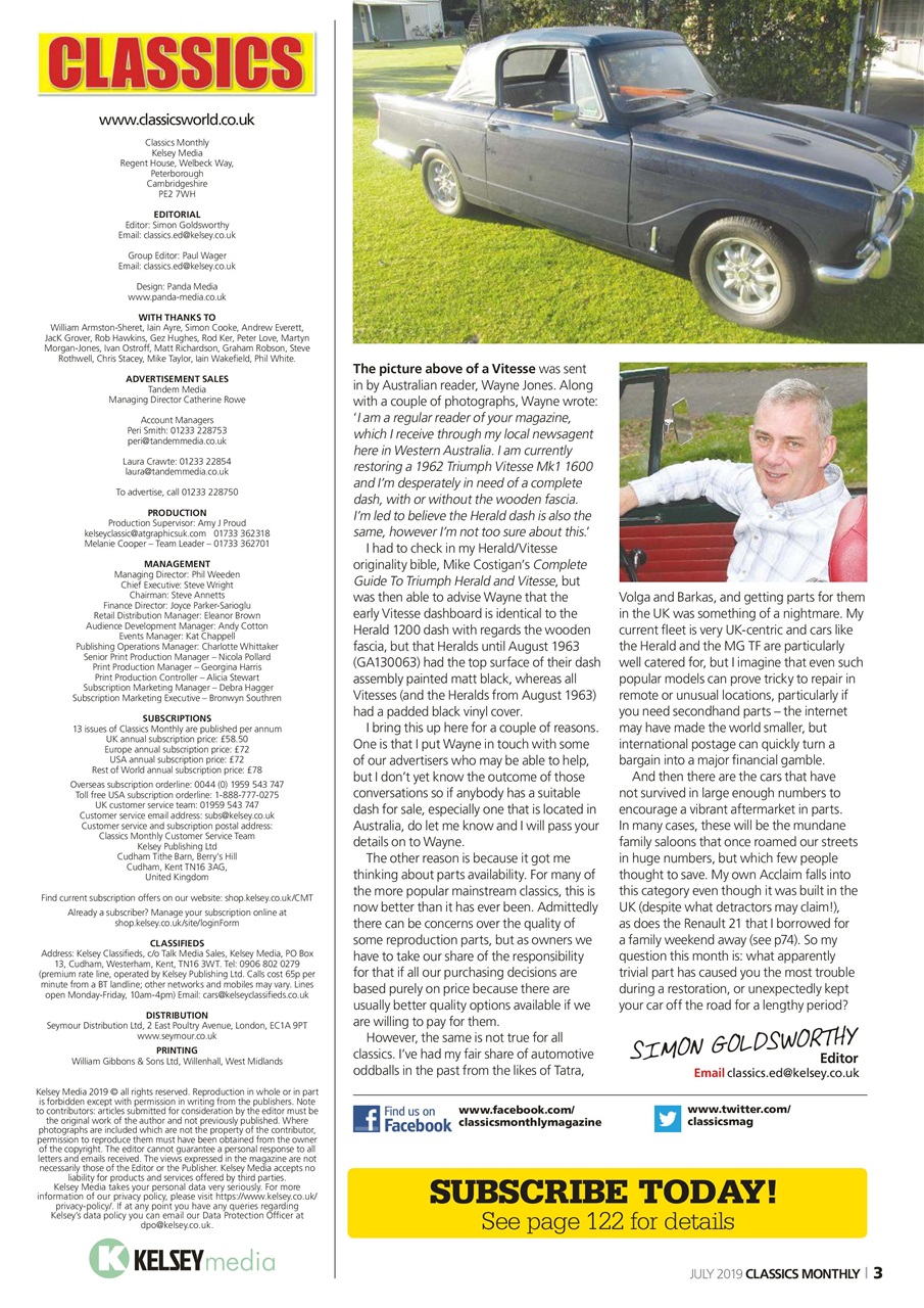 Classics World Preview Pages