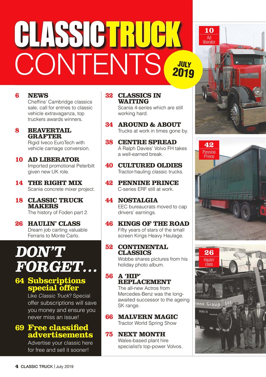 Classic Truck (OLD) Preview Pages