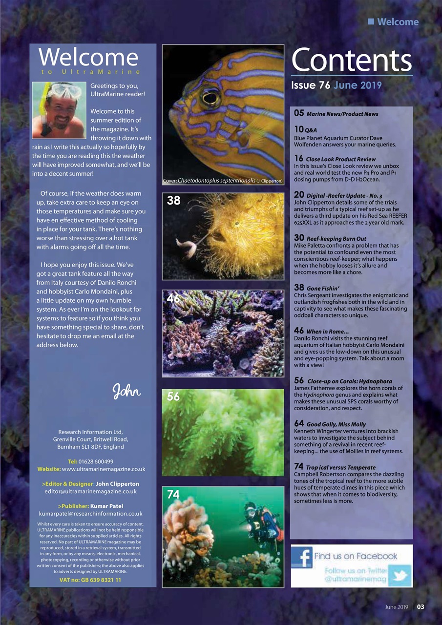 UltraMarine Magazine Preview Pages