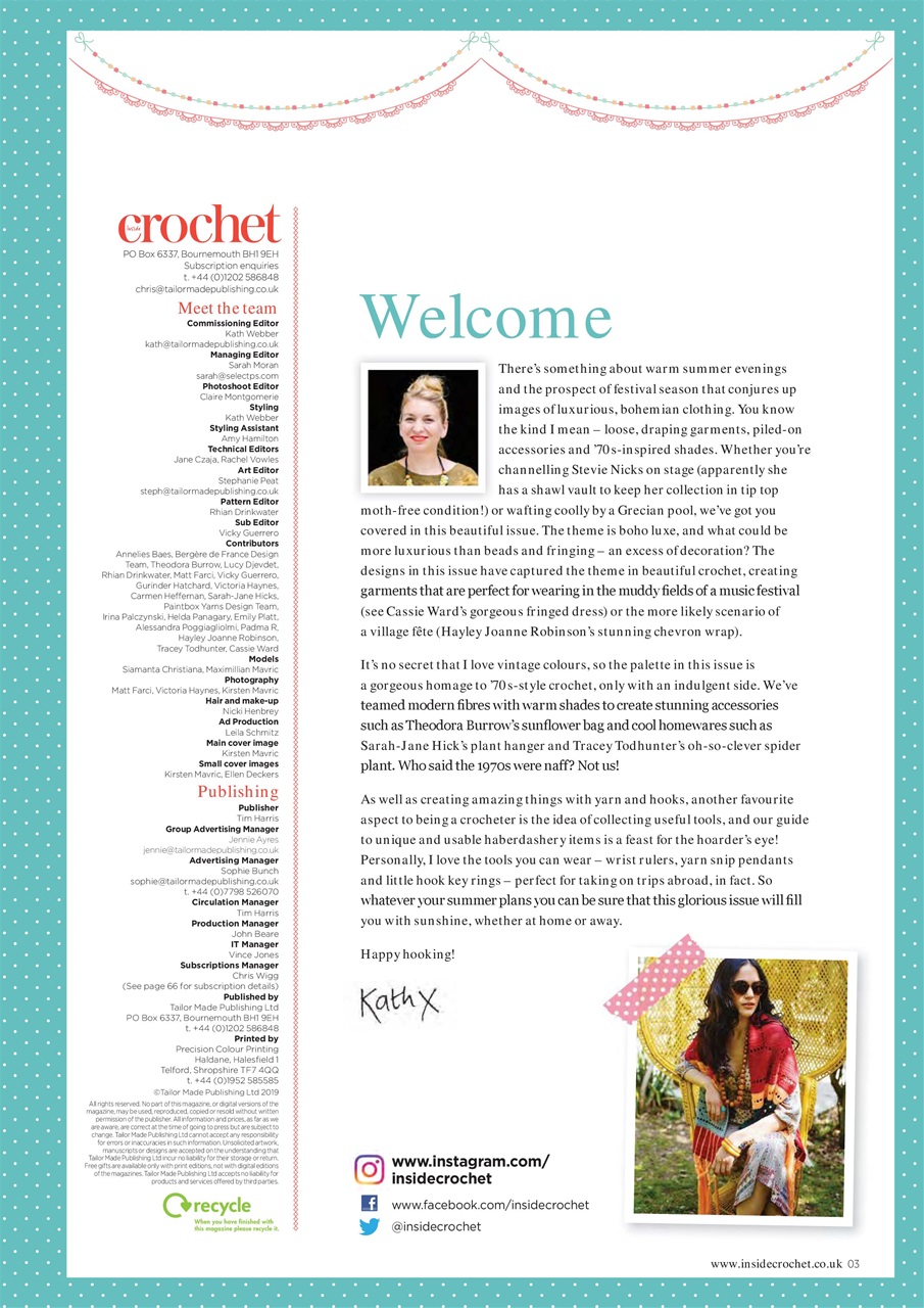 Inside Crochet Preview Pages