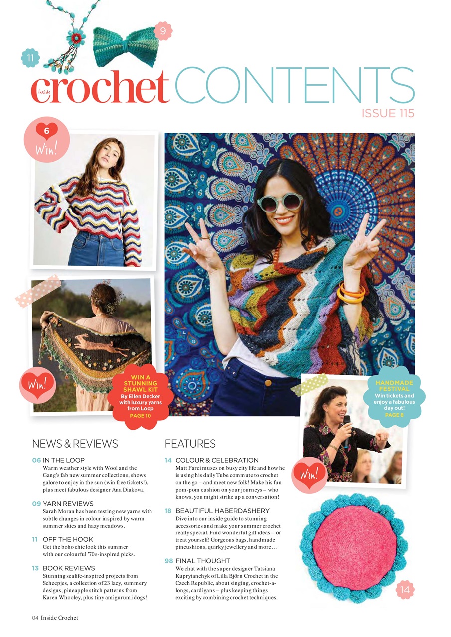 Inside Crochet Preview Pages