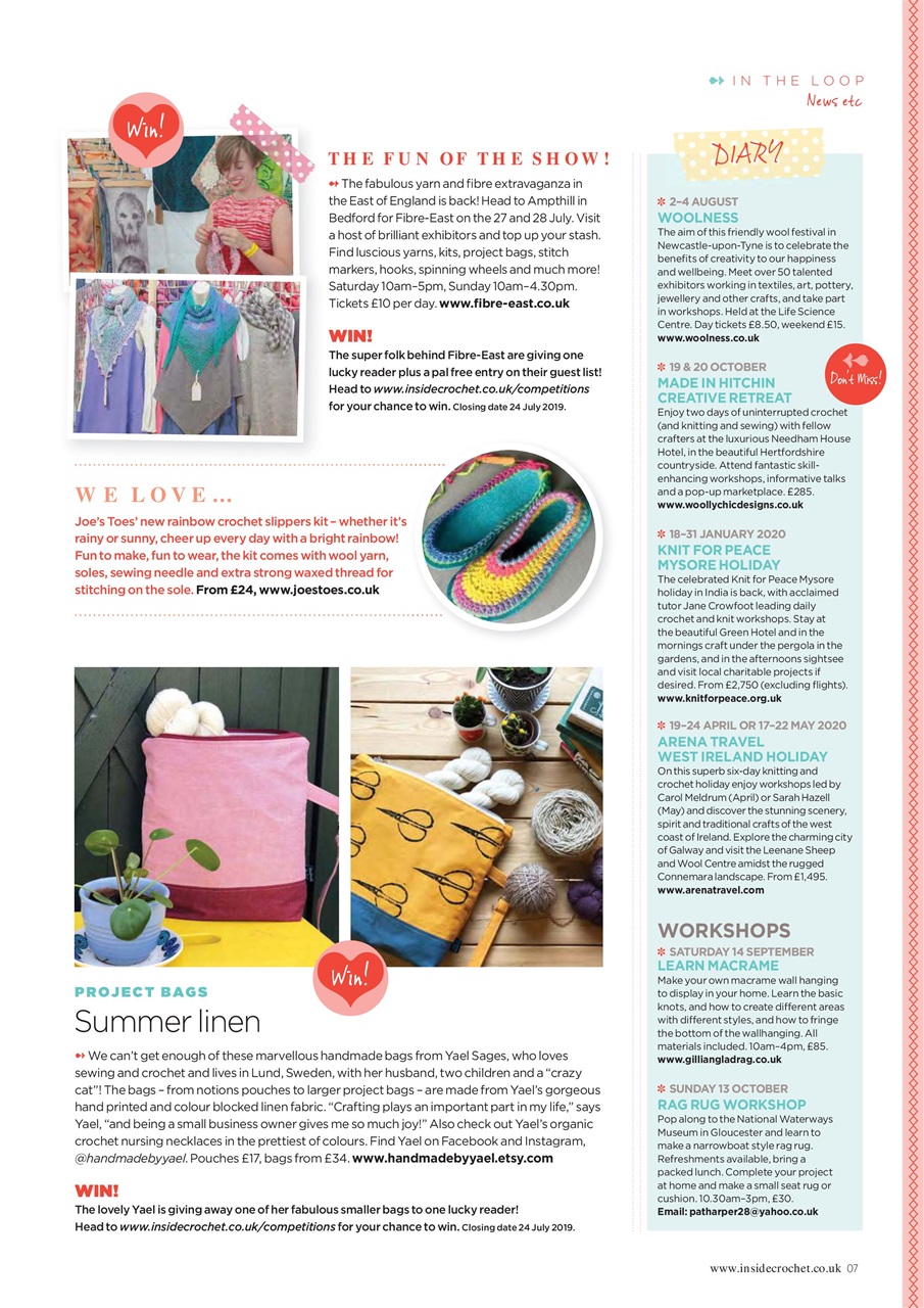 Inside Crochet Preview Pages