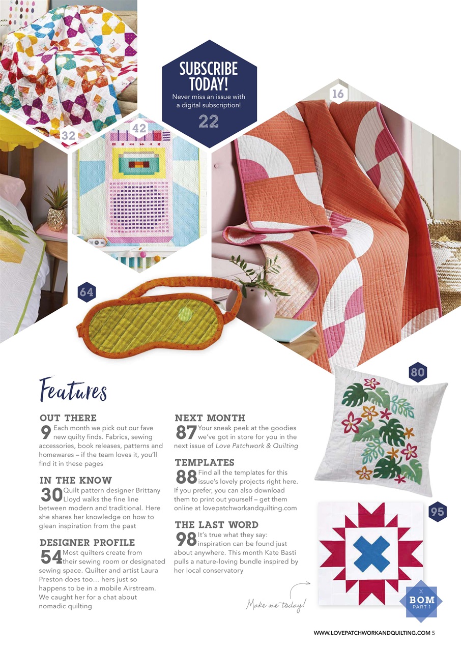 Love Patchwork & Quilting Preview Pages