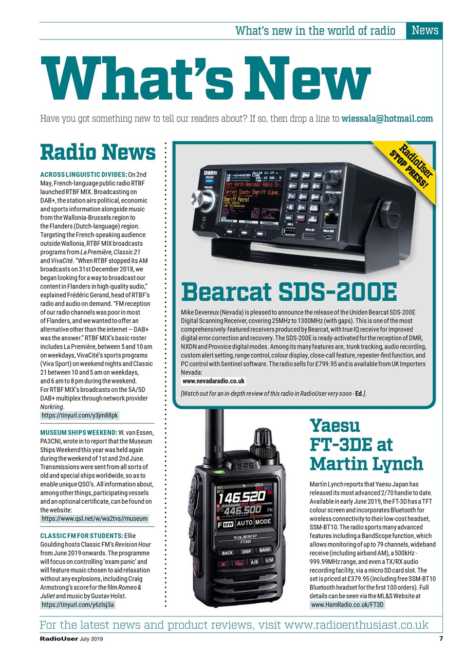 Radio User Preview Pages