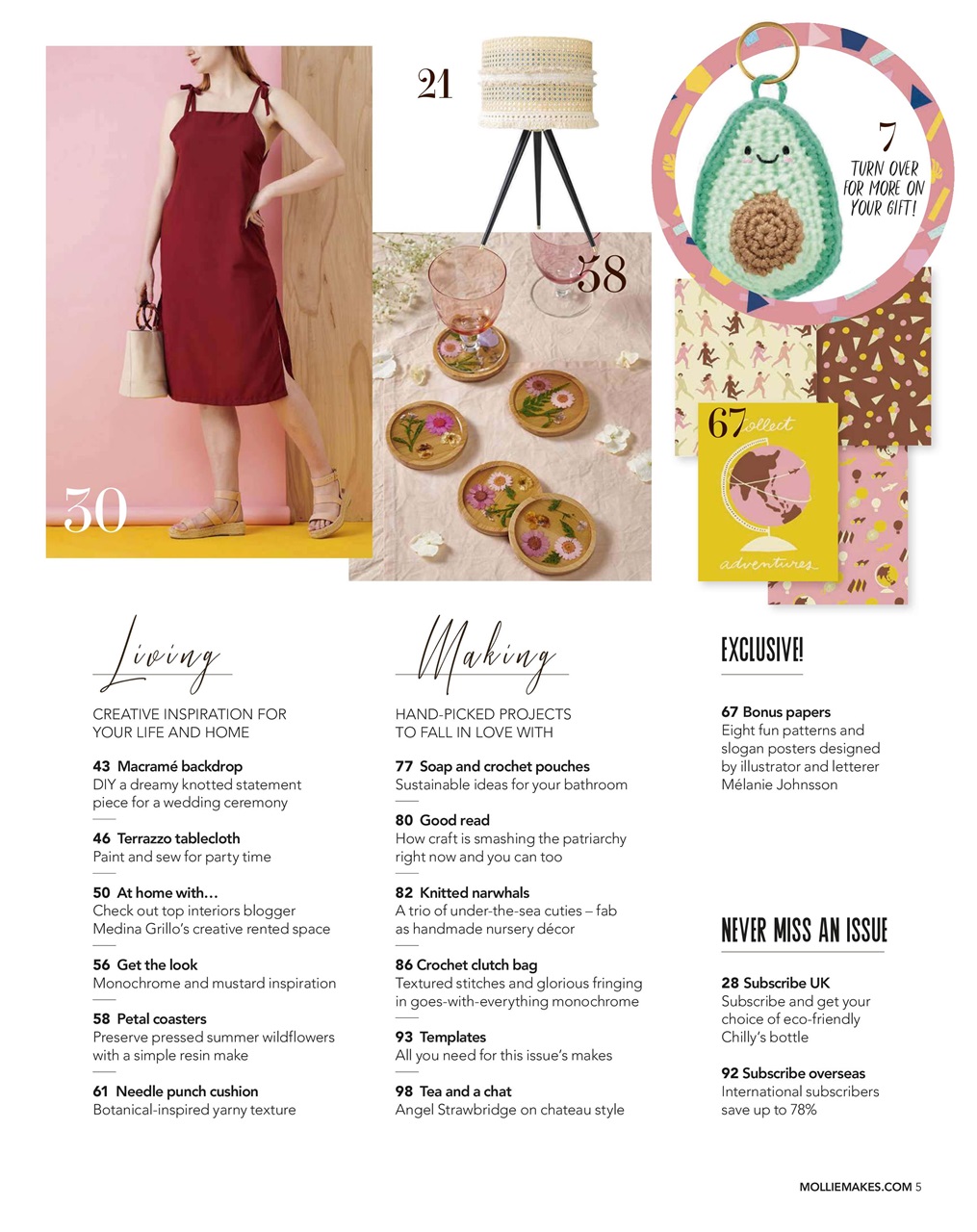 Mollie magazine Preview Pages