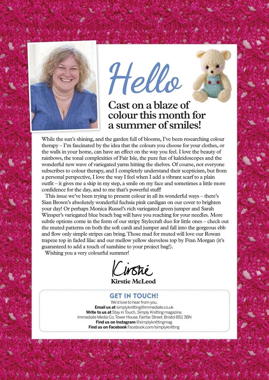 Simply Knitting Preview Pages