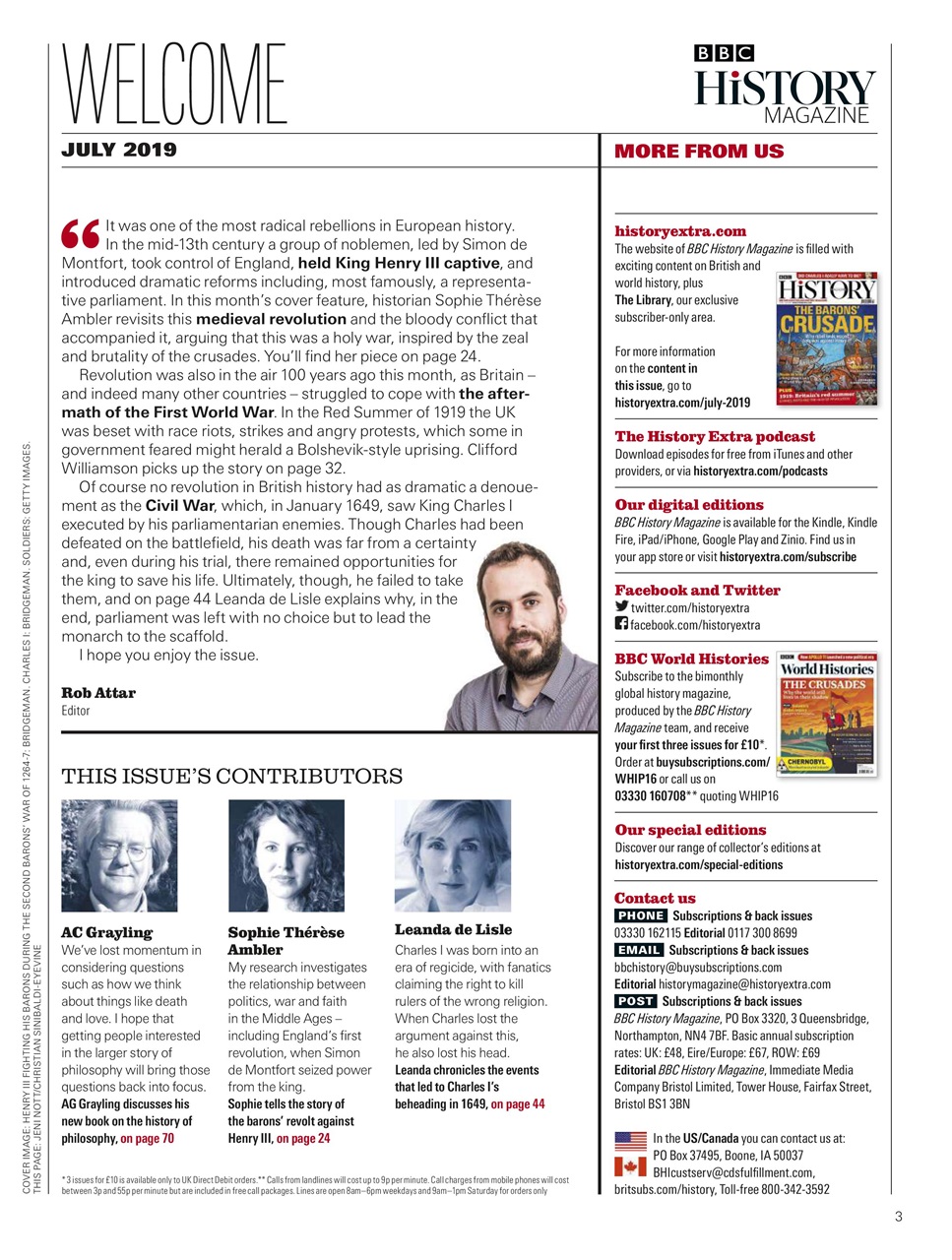 History Extra Magazine Preview Pages