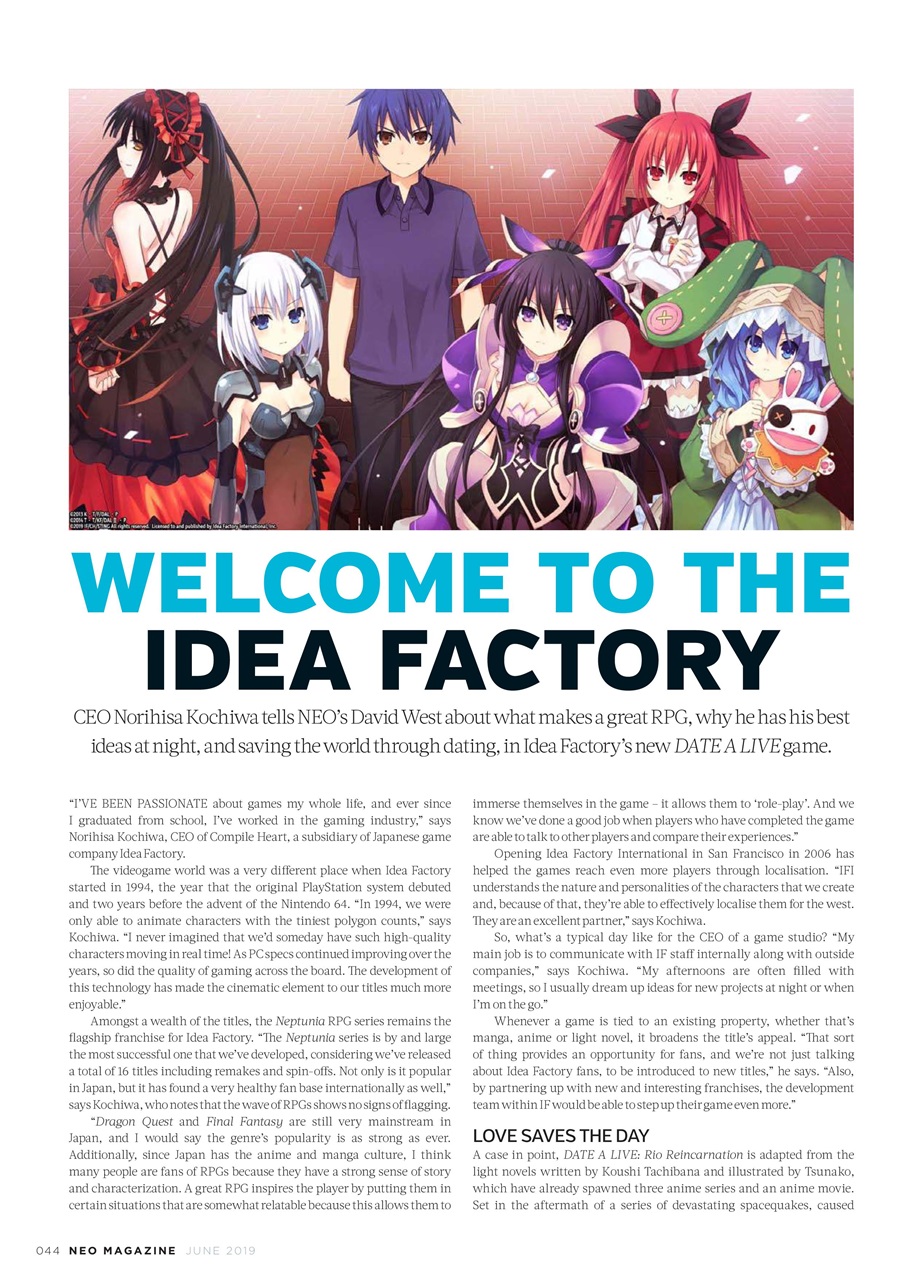 NEO Magazine Preview Pages