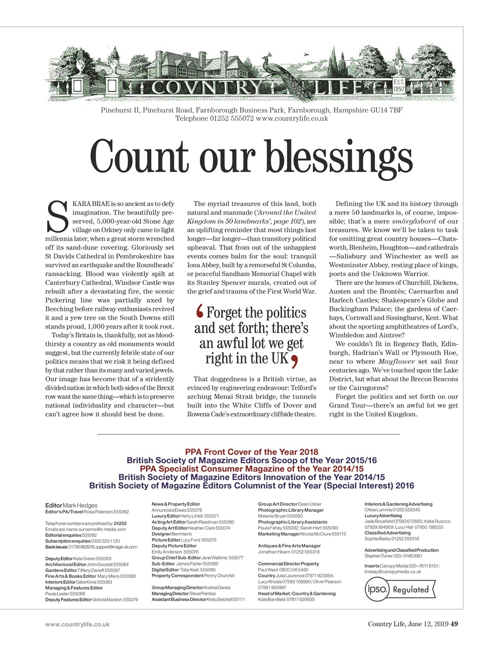 Country Life Preview Pages