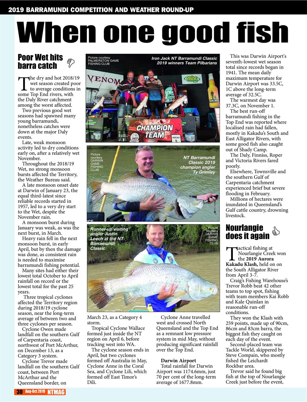 North Australian Fishing and Outdoors Magazine Preview Pages