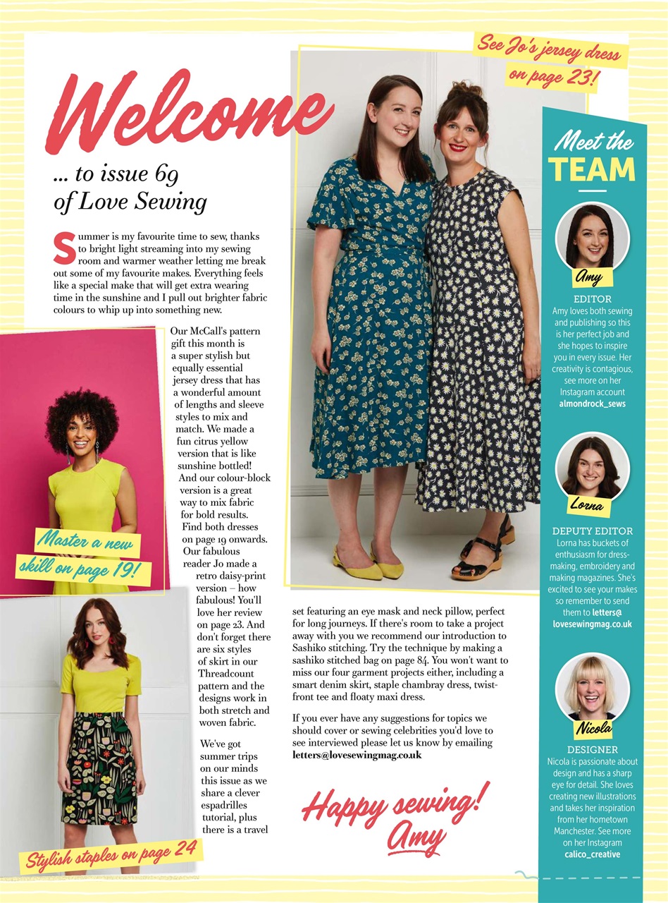 Love Sewing Preview Pages