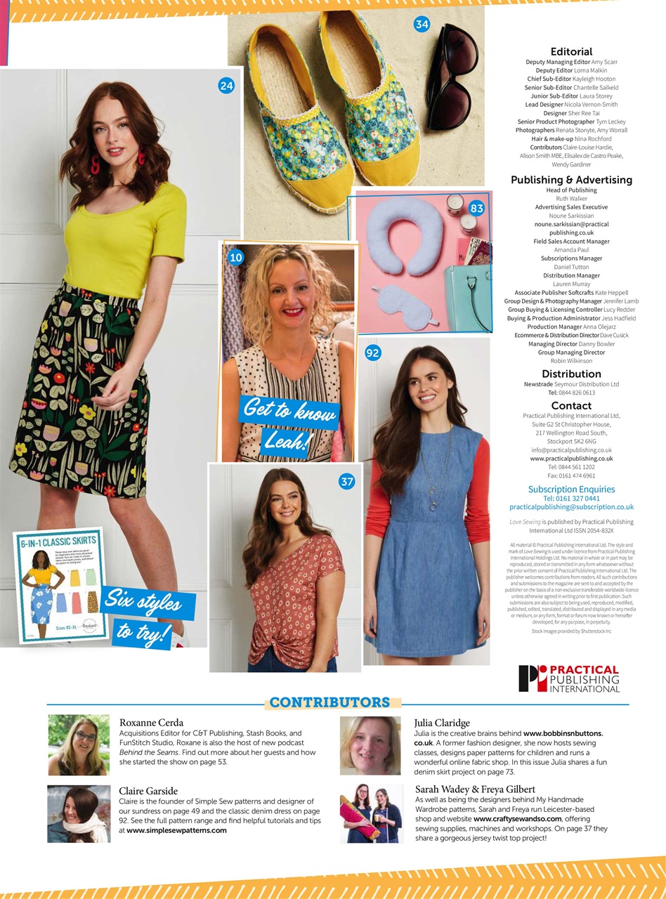 Love Sewing Preview Pages