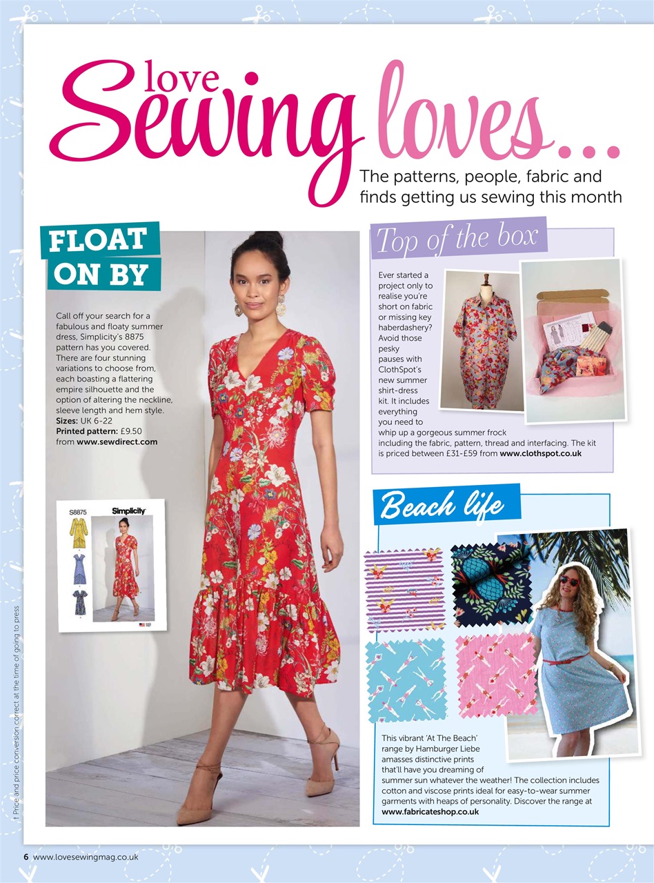 Love Sewing Preview Pages
