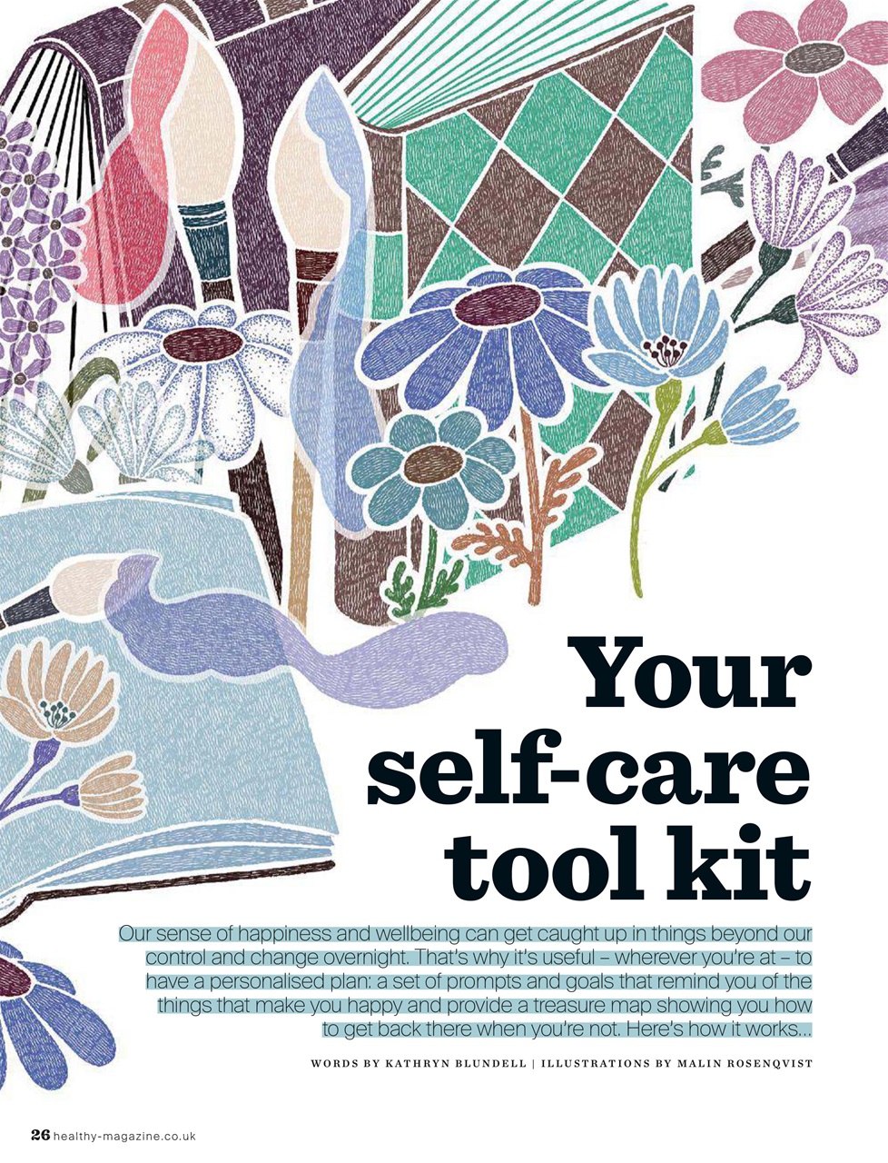 Healthy Magazine Preview Pages