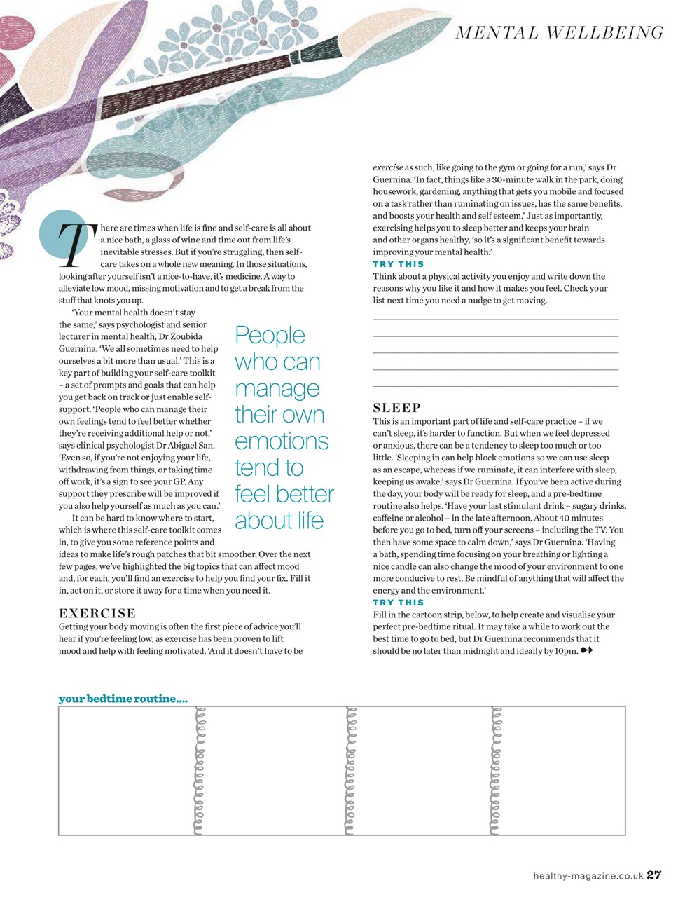 Healthy Magazine Preview Pages