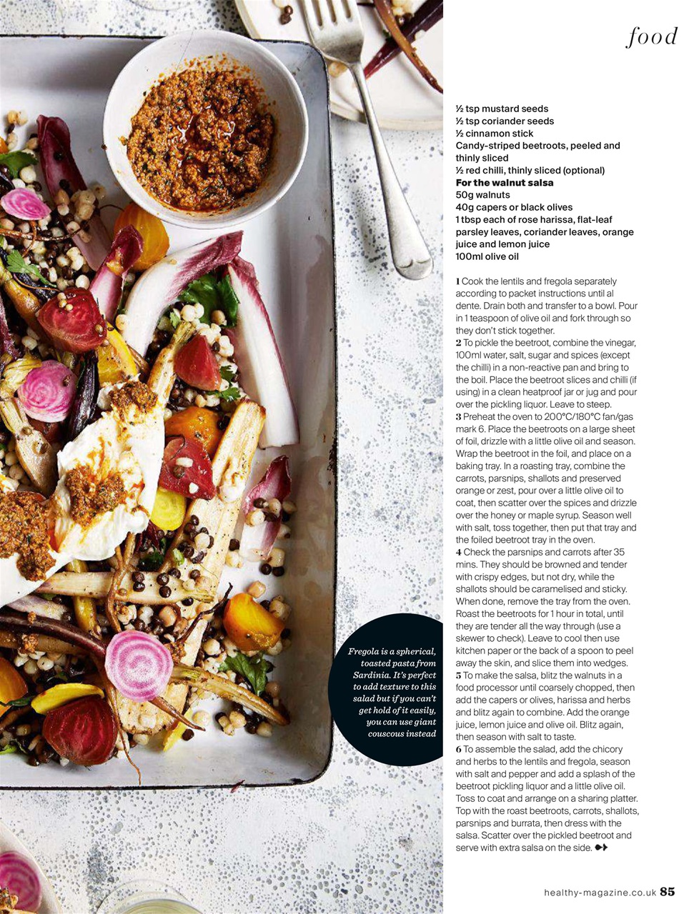 Healthy Magazine Preview Pages