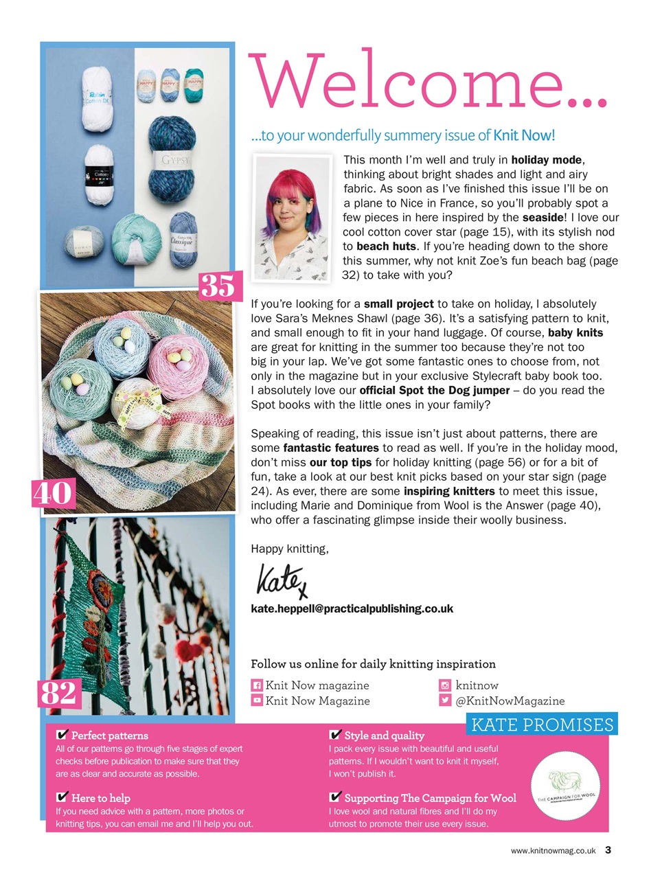 Knit Now Preview Pages