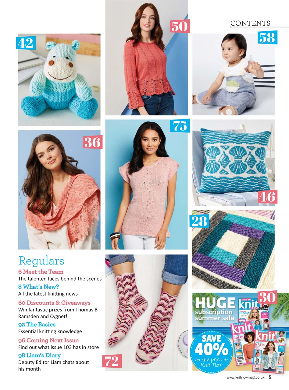 Knit Now Preview Pages
