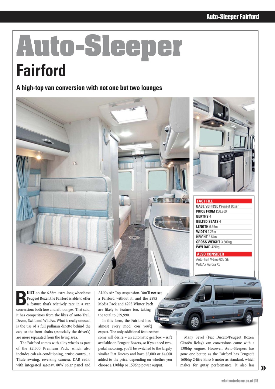 What Motorhome magazine Preview Pages