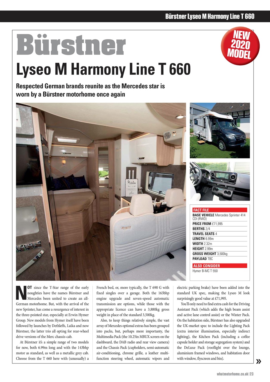 What Motorhome magazine Preview Pages