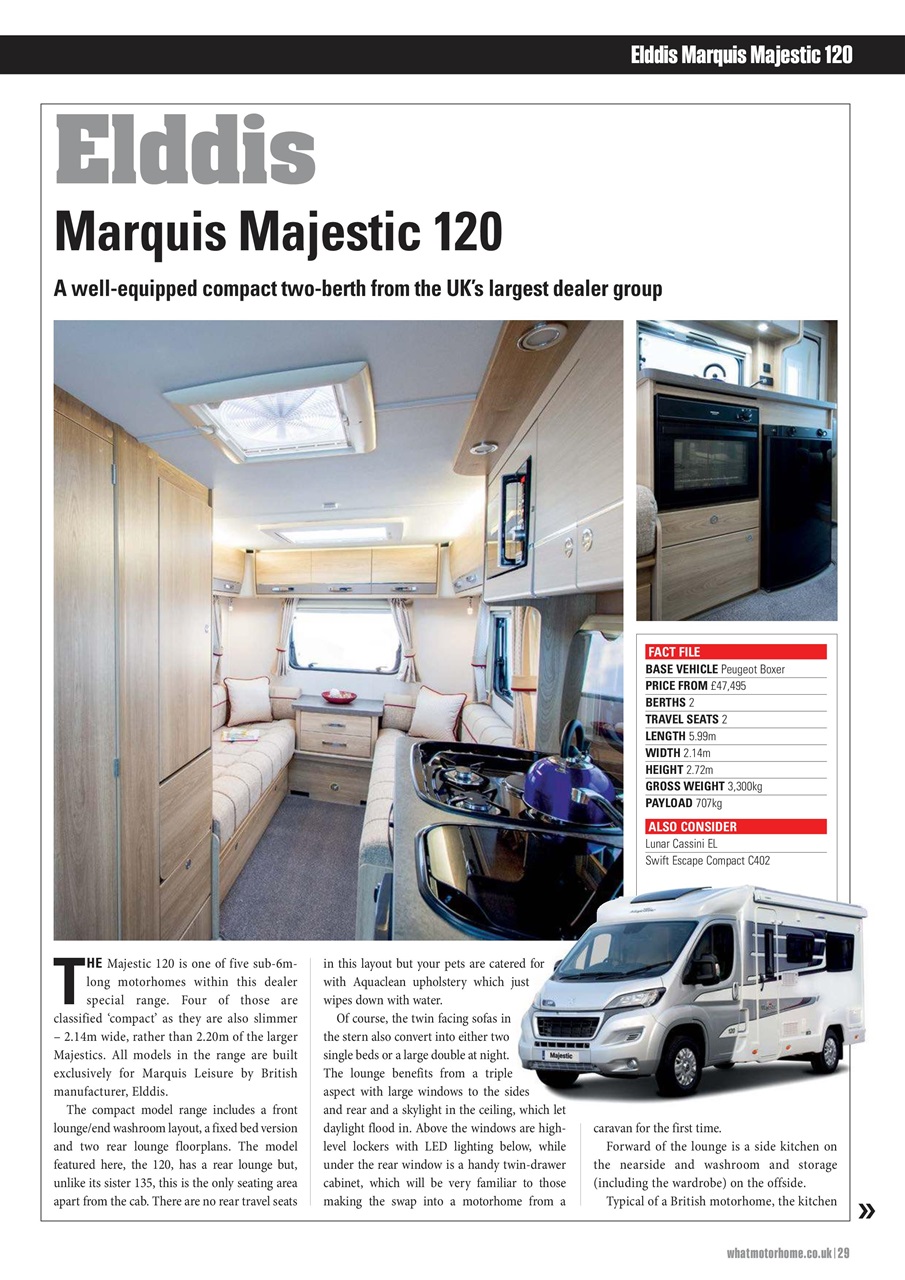 What Motorhome magazine Preview Pages