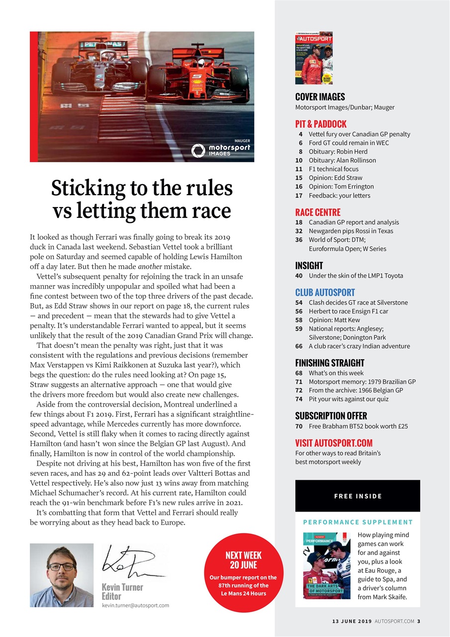 Autosport Preview Pages