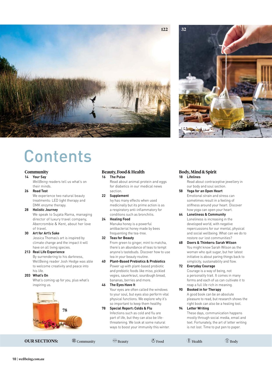 WellBeing Preview Pages