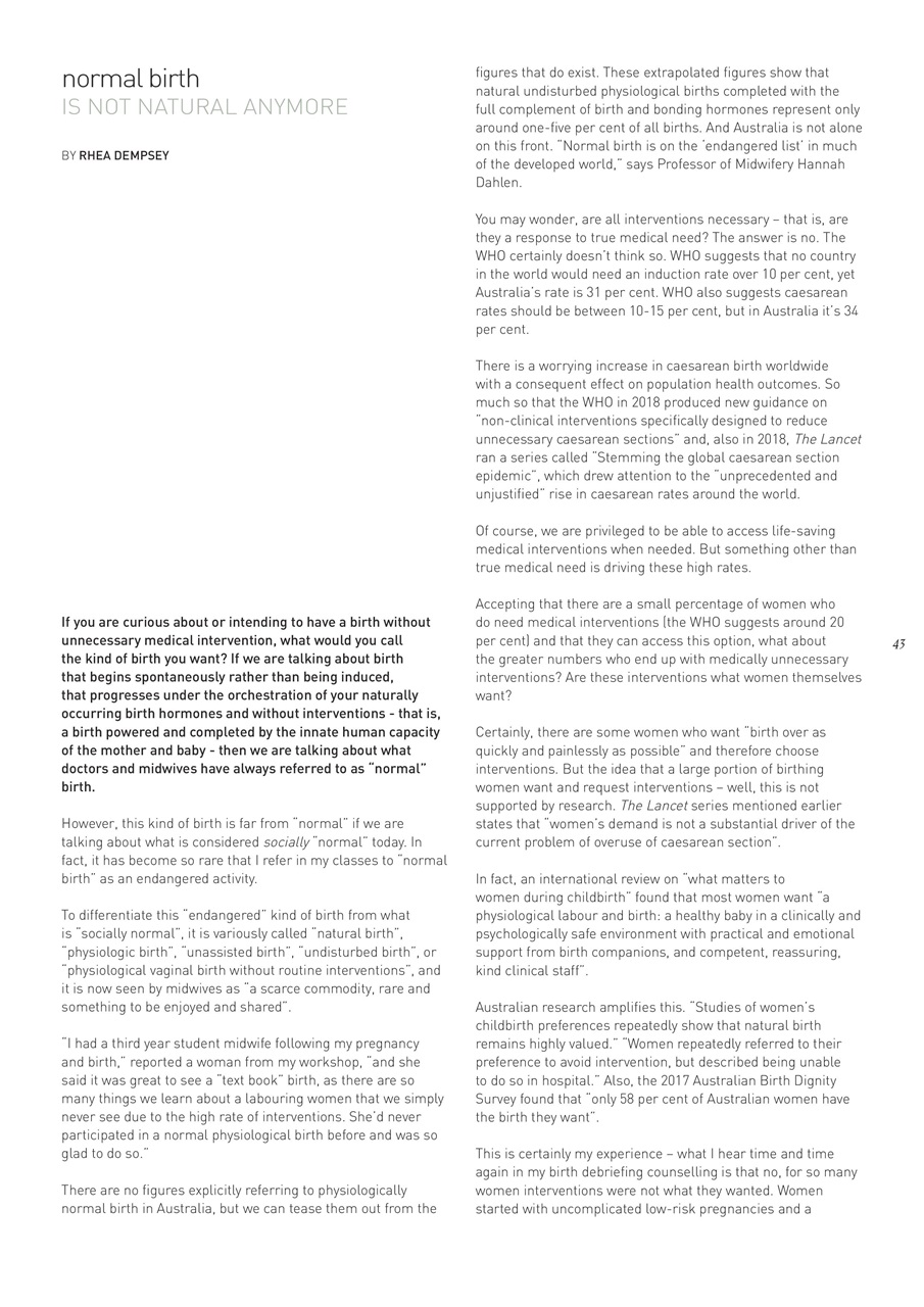 The Natural Parent Magazine Preview Pages